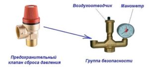 Предохранительный клапан для отопления, сбросной клапан для котла