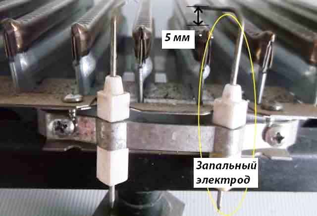 Как выставить зазор между горелкой и иглой запальника